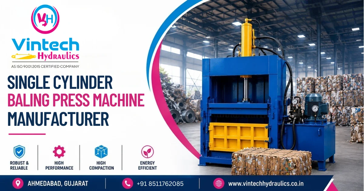Single Cylinder Baling Press Machine Manufacturer
