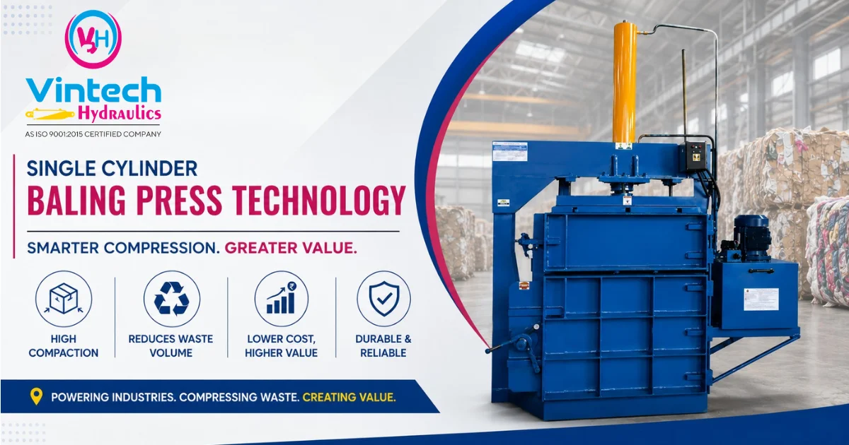 Benefits of Single Cylinder Baling Press Technology